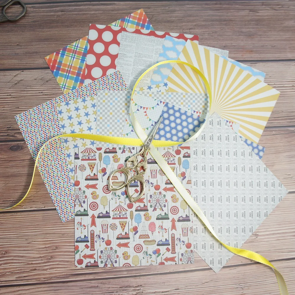 24 sheets DIY 12 style 15.2*15.2cm happy time theme craft paper as scrapbooking creative paper DIY handmade gift use
24 sheets DIY 12 style 15.2*15.2cm happy time theme craft paper as scrapbooking creative paper DIY handmade gift use