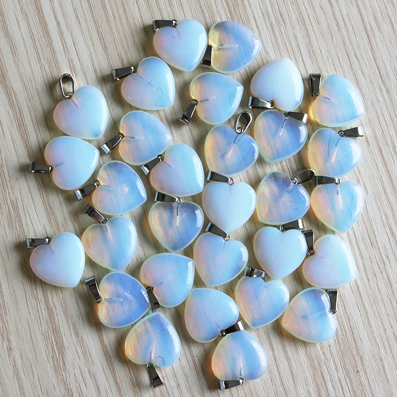 Wholesale Charms Opal Heart Stone Necklace Pendants DIY Jewelry Making Free Shipping For Women Gift
Wholesale Charms Opal Heart Stone Necklace Pendants DIY Jewelry Making Free Shipping For Women Gift