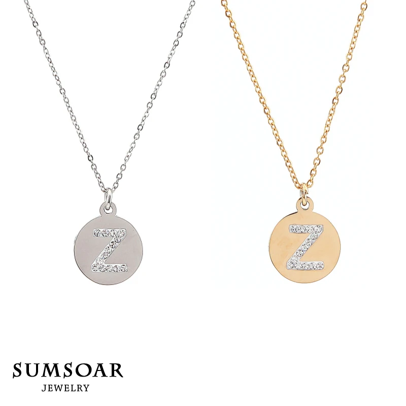 SOMSOAR Jewelry 316L Stainless Steel Letter Z Pendant Necklace Set for Mother's Day Gift 10pcs/lot
SOMSOAR Jewelry 316L Stainless Steel Letter Z Pendant Necklace Set for Mother's Day Gift 10pcs/lot