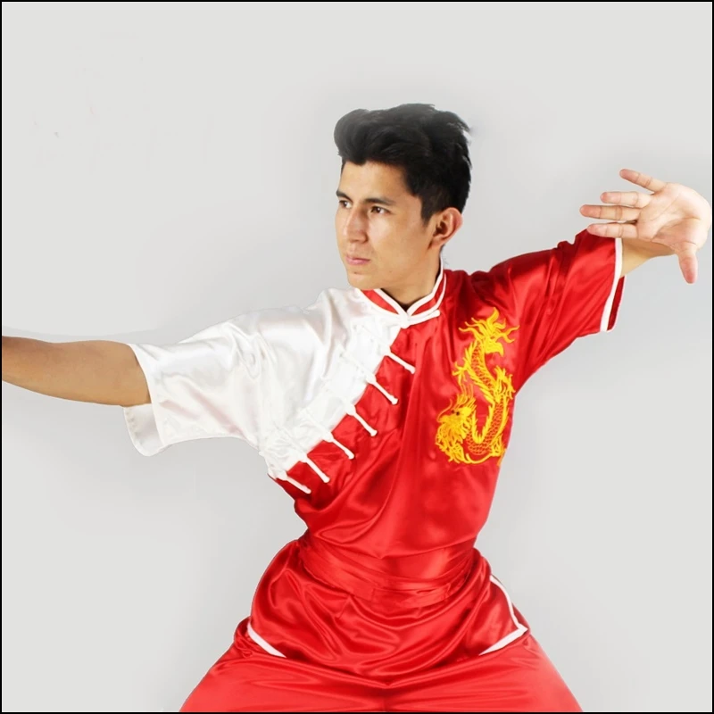 Wushu кунг-фу одежда униформа Одежда Дракон крыло Чунь Боевые искусства