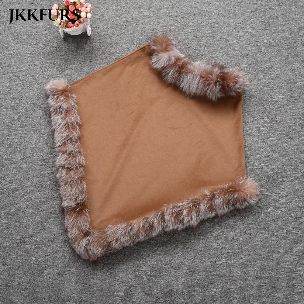 Cashmere Shawl Real Fox Fur Cape Wraps Scarves Women Winter Scarf Female Poncho Warm Fashion 2021 Ladies Wool Pash S7448
Cashmere Shawl Real Fox Fur Cape Wraps Scarves Women Winter Scarf Female Poncho Warm Fashion 2021 Ladies Wool Pash S7448