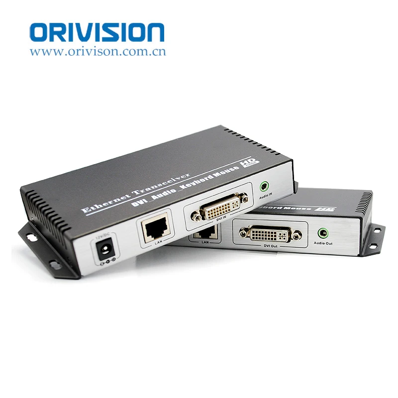 Professional 1080P USB DVI KVM Extender up to 120m over Cat5e/6 cable transmit DVI/Audio/keyboard/mouse signal
Professional 1080P USB DVI KVM Extender up to 120m over Cat5e/6 cable transmit DVI/Audio/keyboard/mouse signal