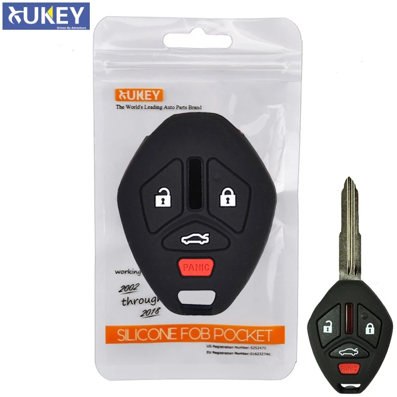 For Mitsubishi Eclipse Galant Lancer EVO ASX Endeavor Mirage Silicone Remote Key Case Fob Shell Cover 4 Buttons
For Mitsubishi Eclipse Galant Lancer EVO ASX Endeavor Mirage Silicone Remote Key Case Fob Shell Cover 4 Buttons