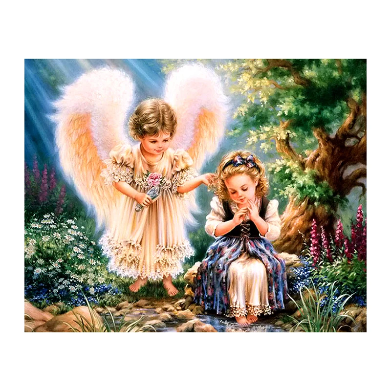 YIKEE Diamond Painting Full Round Angels Kits Handmade Needlework DIY Diamond Embroidery Angel Mosaic Rhinestone Picture h1592
YIKEE Diamond Painting Full Round Angels Kits Handmade Needlework DIY Diamond Embroidery Angel Mosaic Rhinestone Picture h1592