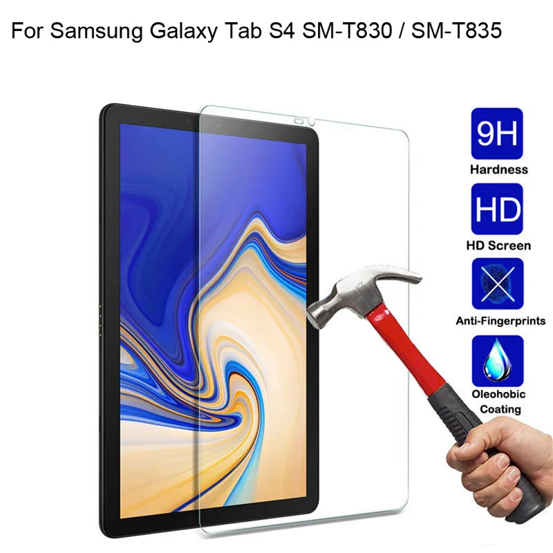 Tempered Glass Screen Protector for Samsung Galaxy Tab S4 10.5 Inch SM-T830 T835 T837 Tablet 9H Hard Protective Glass Guard Film
Tempered Glass Screen Protector for Samsung Galaxy Tab S4 10.5 Inch SM-T830 T835 T837 Tablet 9H Hard Protective Glass Guard Film