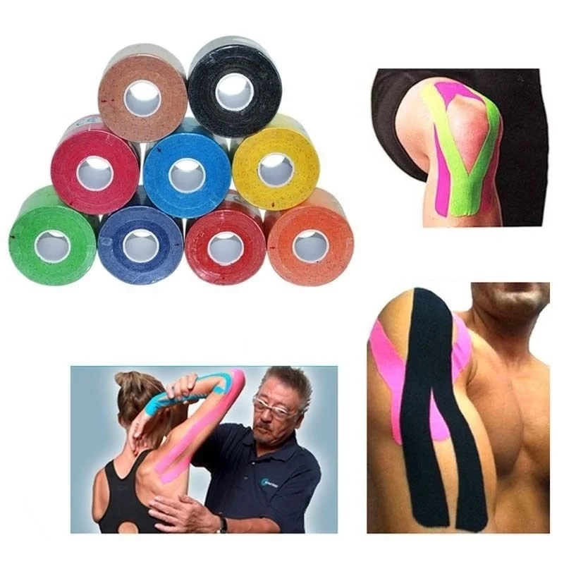 Kinesiology Tape Athletic Tape Sport Recovery Tape Strapping Gym Fitness Tennis Running Knee Muscle Protector
Kinesiology Tape Athletic Tape Sport Recovery Tape Strapping Gym Fitness Tennis Running Knee Muscle Protector