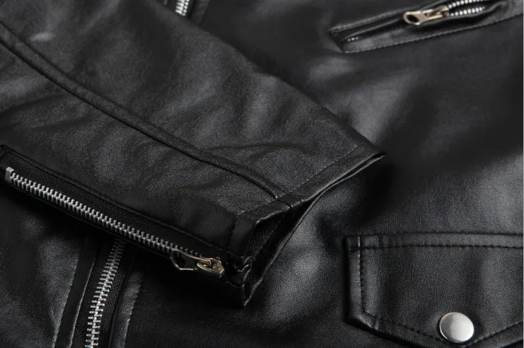 Motorcycle Leather Jacket Men Slim Fit Oblique Zipper PU Leather Coats Men Autumn Fashion Big Size M-4XL Chaqueta Cuero Hombre
Motorcycle Leather Jacket Men Slim Fit Oblique Zipper PU Leather Coats Men Autumn Fashion Big Size M-4XL Chaqueta Cuero Hombre