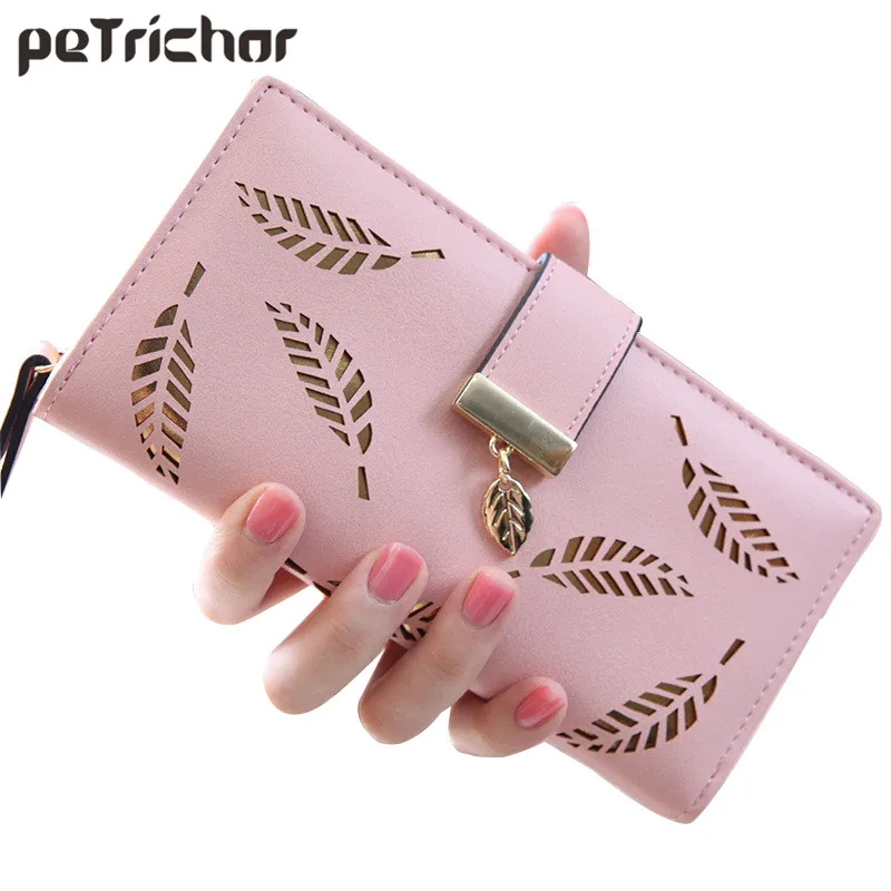 2023 Hollow Out Leaf Women Wallet Long Hasp PU leather Women Purse Korean Style Ladies Wallets Clutch Beautiful Card Holder
2023 Hollow Out Leaf Women Wallet Long Hasp PU leather Women Purse Korean Style Ladies Wallets Clutch Beautiful Card Holder