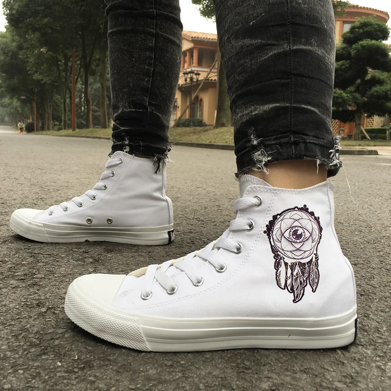 Wen Design Dreamcatcher Athletic Shoes Women White High Top Black Men Canvas Sneakers Outdoor Skateboarding Lace up Plimsolls
Wen Design Dreamcatcher Athletic Shoes Women White High Top Black Men Canvas Sneakers Outdoor Skateboarding Lace up Plimsolls
