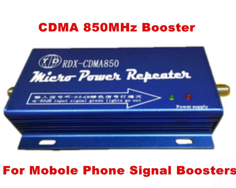 CDMA 850 МГц усилитель сигнала мобильного телефона 65 дБ усиление Мини GSM 3G UMTS