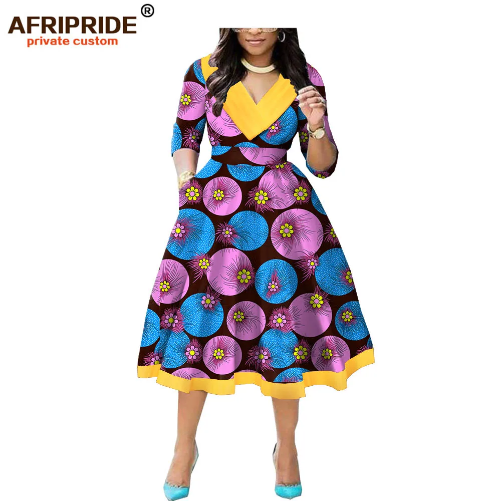 Afripride Ankara Wax Print African Dresses for Women Tailor Made Mid-Calf Length A-line Women Casual Dress with Sashes A1925031
Afripride Ankara Wax Print African Dresses for Women Tailor Made Mid-Calf Length A-line Women Casual Dress with Sashes A1925031