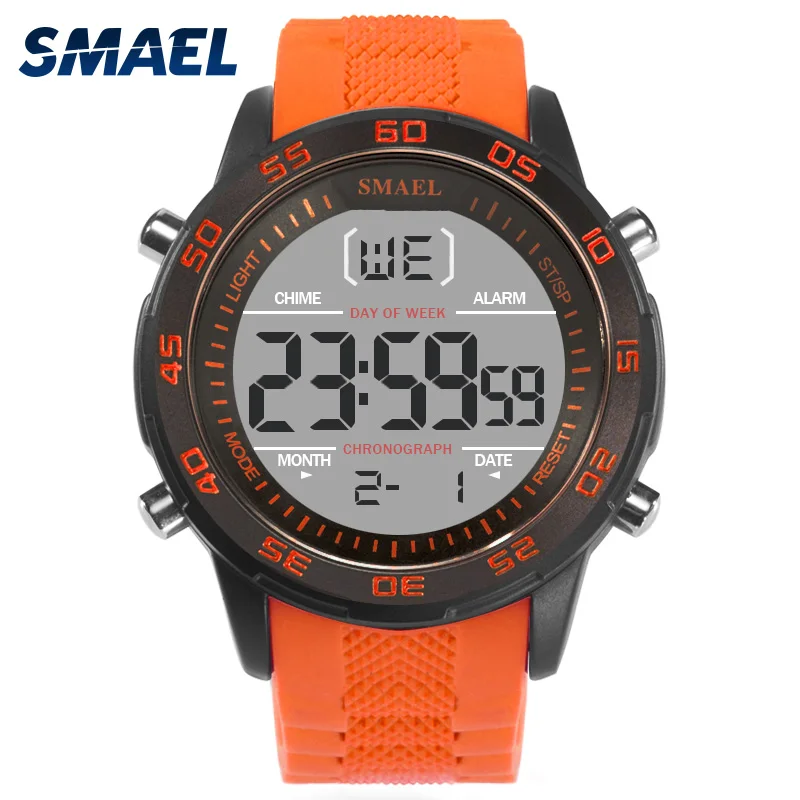 SMAEL Watch Men Digital Fahion Cool Outdoor Sport Watch Running Casual Electronic Clock Alarm1067 LED Display Watch Silicone Man
SMAEL Watch Men Digital Fahion Cool Outdoor Sport Watch Running Casual Electronic Clock Alarm1067 LED Display Watch Silicone Man