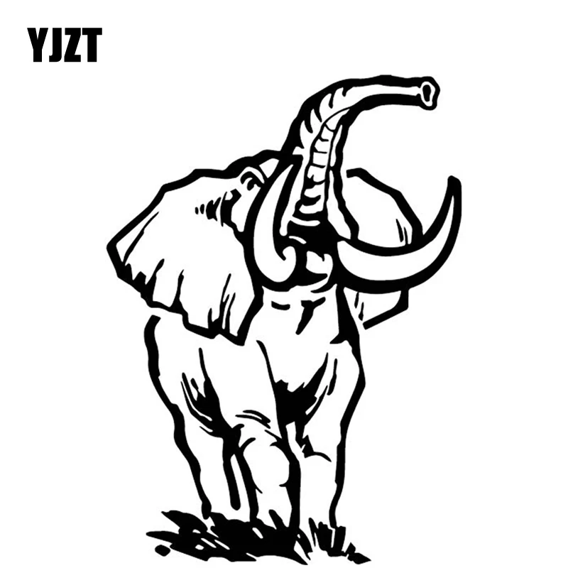 YJZT 12.4CM*17.1CM Elephant Car Stickers Decorate Pattern Car Door Vinyl Decal Black/Silver C4-1636
YJZT 12.4CM*17.1CM Elephant Car Stickers Decorate Pattern Car Door Vinyl Decal Black/Silver C4-1636