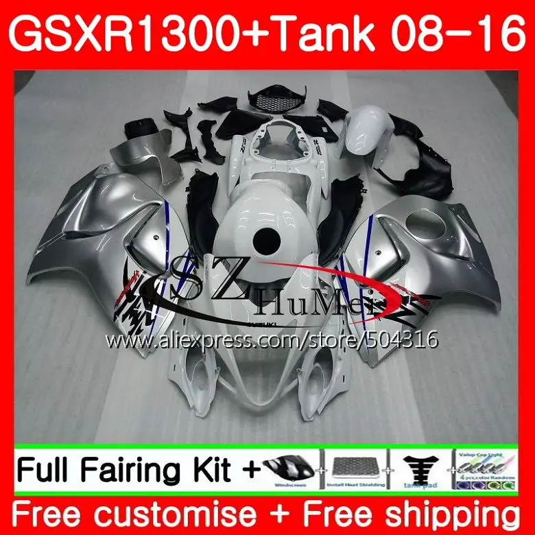 Injection For SUZUKI Hayabusa white Silver GSXR1300 08 09 10 11 12 13 15 43SH4 GSXR 1300 2008 2009 2010 2011 2013 2016 Fairings
Injection For SUZUKI Hayabusa white Silver GSXR1300 08 09 10 11 12 13 15 43SH4 GSXR 1300 2008 2009 2010 2011 2013 2016 Fairings