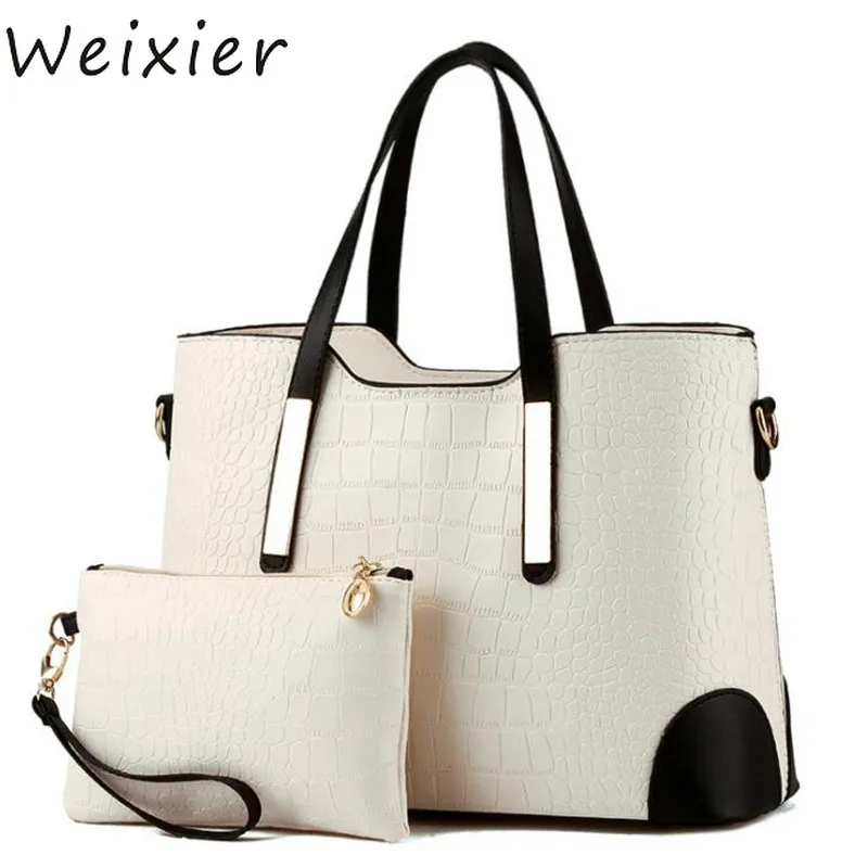 WEIXIER Luxury Pure Color Women 2pcs/Set bags Lady Shoulder Messenger Bags PU Leather Composite Bag Clutch for Women LW-70
WEIXIER Luxury Pure Color Women 2pcs/Set bags Lady Shoulder Messenger Bags PU Leather Composite Bag Clutch for Women LW-70