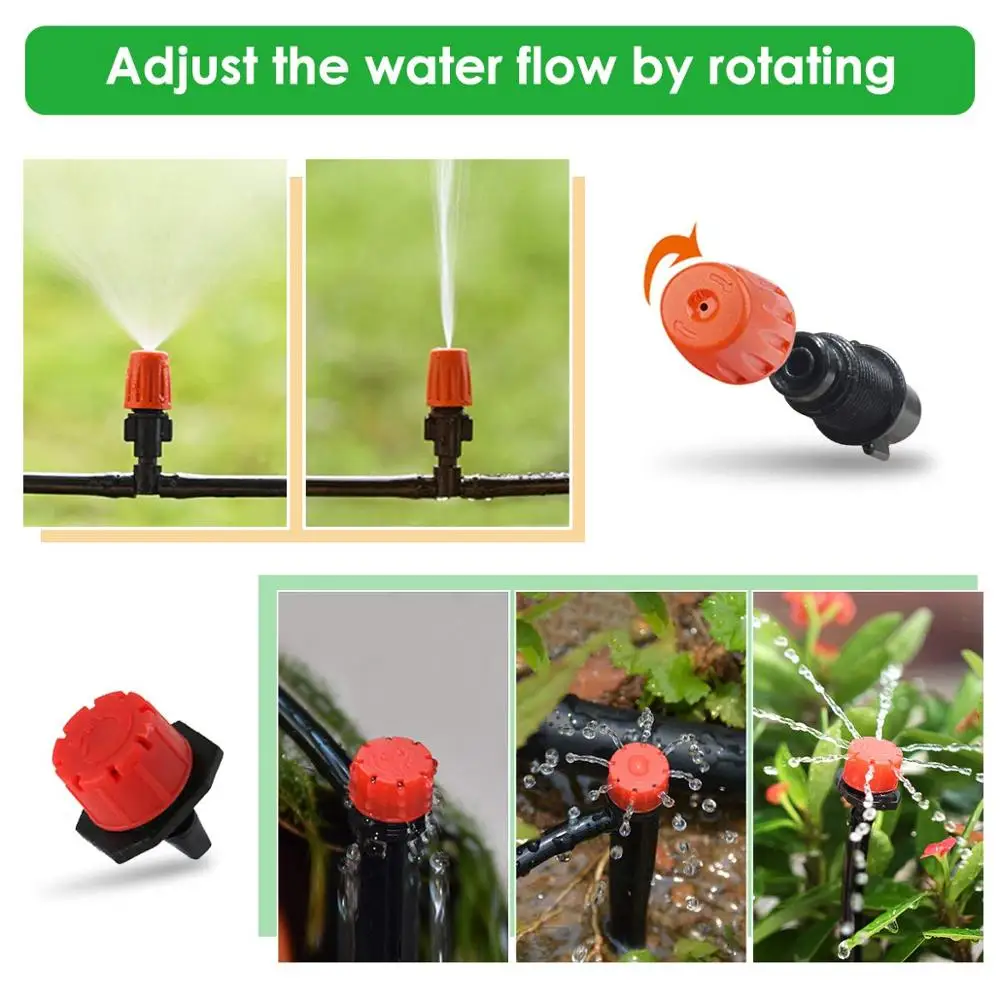 30m Automatic Micro Drip Irrigation System Garden Irrigation Spray Self Watering Kits with Adjustable Dripper
30m Automatic Micro Drip Irrigation System Garden Irrigation Spray Self Watering Kits with Adjustable Dripper