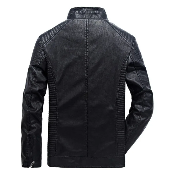 Icpans Pu Leather Jackets Men Motorcycle Stand Collar Jaquetas de Winter Black Brown Leather Jacket Men Leather Coat Outwear
Icpans Pu Leather Jackets Men Motorcycle Stand Collar Jaquetas de Winter Black Brown Leather Jacket Men Leather Coat Outwear