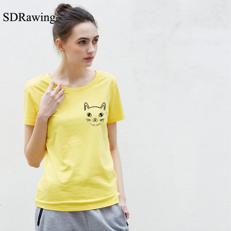 I love cats print brand t Shirt women Graphic tees Women Clothing 2020 Summer Funny tops tees Harajuku Tumblr Hipster plus size
I love cats print brand t Shirt women Graphic tees Women Clothing 2020 Summer Funny tops tees Harajuku Tumblr Hipster plus size