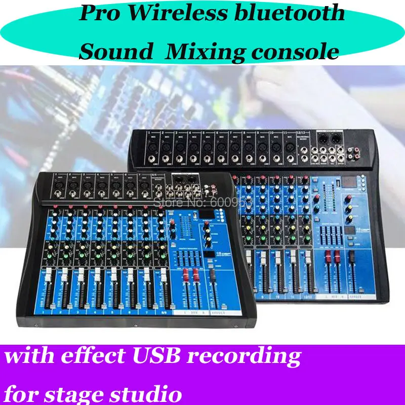 MICWL 8 12 Channel Bluetooth Wireless stage audio karaoke mixing console mesa dj Preamplifier Audio effect USB
MICWL 8 12 Channel Bluetooth Wireless stage audio karaoke mixing console mesa dj Preamplifier Audio effect USB