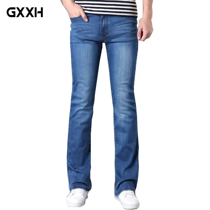 2018 Spring and Autumn New Men's Micro-trumpet Blue jeans Slim Stretch Korean tide jeans Size 26-30 31 32 33 34
2018 Spring and Autumn New Men's Micro-trumpet Blue jeans Slim Stretch Korean tide jeans Size 26-30 31 32 33 34
