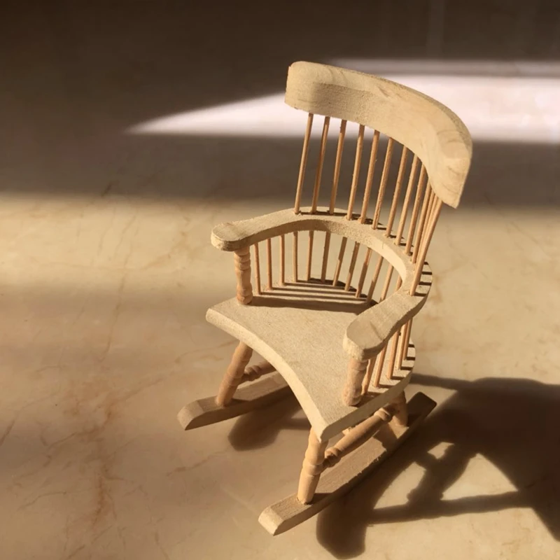 G05-X5038 children baby gift Toy 1:12 Dollhouse mini Furniture Miniature rement DIY wooden color elegant Rocking chair 1pcs
G05-X5038 children baby gift Toy 1:12 Dollhouse mini Furniture Miniature rement DIY wooden color elegant Rocking chair 1pcs
