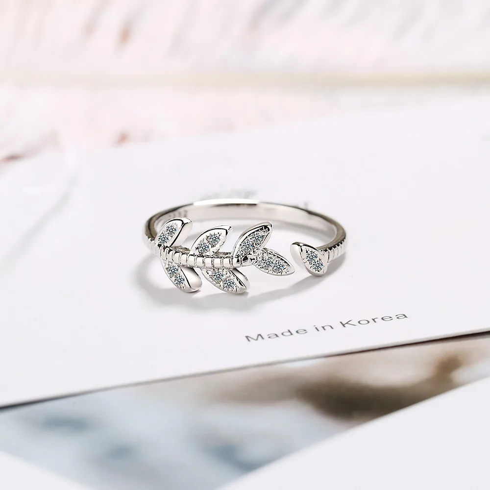Fashion Leaf Flower Shine CZ Zircon 925 Sterling Silver Women Party Rings Jewelry No Fade Wholesale Cheap Ring
Fashion Leaf Flower Shine CZ Zircon 925 Sterling Silver Women Party Rings Jewelry No Fade Wholesale Cheap Ring