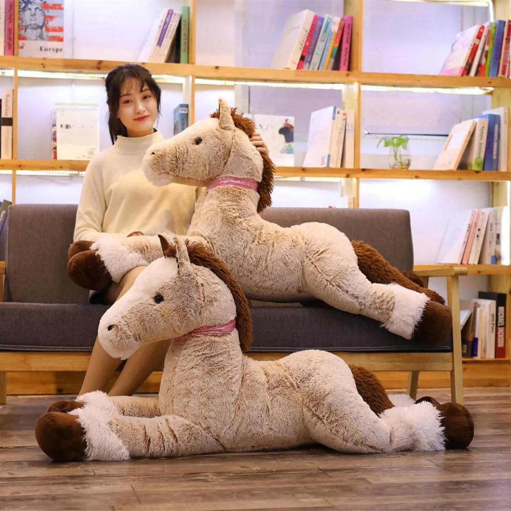 

1pc 90cm/120cm Kawaii Unicorn Plush Toys Giant Stuffed Animal Horse Toys for Children Soft Doll Home Decor Lover Birthday Gift