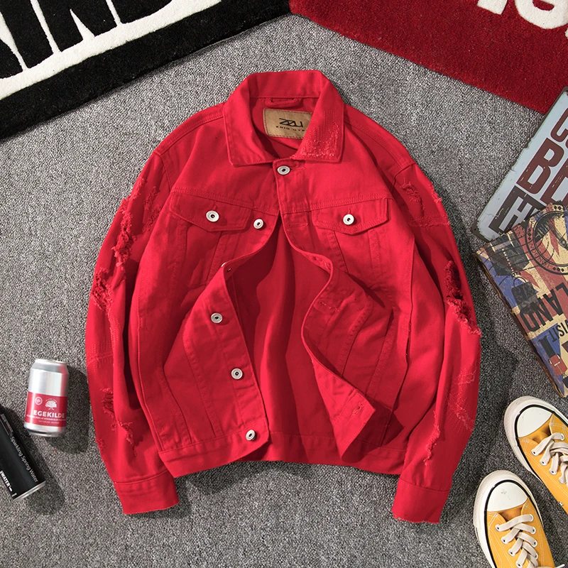 YuWaiJiaRen Spring Autumn Denim Jacket Men and Women Fashion Streetwear Jeans Jacket Cotton Loose Hole Basic Coat
YuWaiJiaRen Spring Autumn Denim Jacket Men and Women Fashion Streetwear Jeans Jacket Cotton Loose Hole Basic Coat