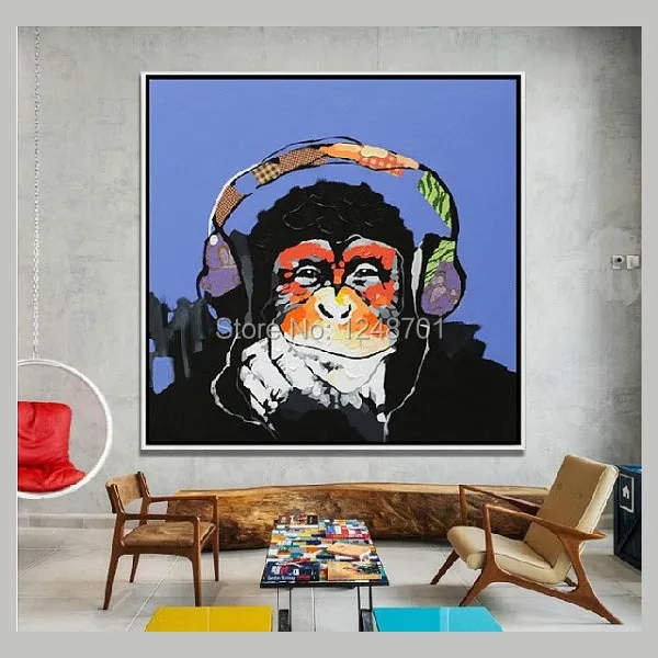 Rising of the Planet of The APES Hand Painted Famous Great Smart Thinking Chimp Art Animal Oil Painting
Rising of the Planet of The APES Hand Painted Famous Great Smart Thinking Chimp Art Animal Oil Painting