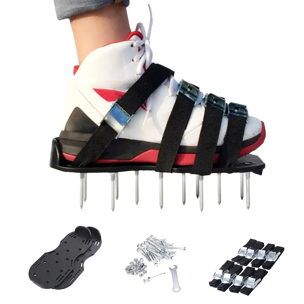 Lawn Grass Sod Aerator Spike Strap Shoes Sandal Revitalizing Loosening Equipment Garden Yard Morning Exercise Walking Tool
Lawn Grass Sod Aerator Spike Strap Shoes Sandal Revitalizing Loosening Equipment Garden Yard Morning Exercise Walking Tool