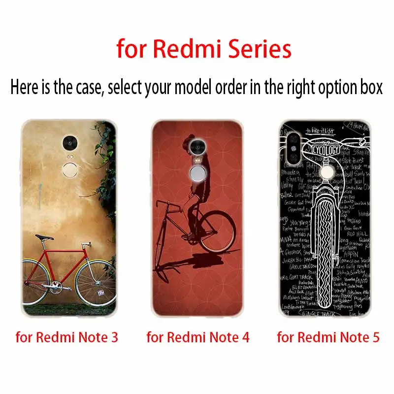 Велосипедный Модный мягкий чехол для Xiaomi Redmi Note 10 9 8 7 6 5 Pro Max 10S 9S 9T 8T 4G | Мобильные