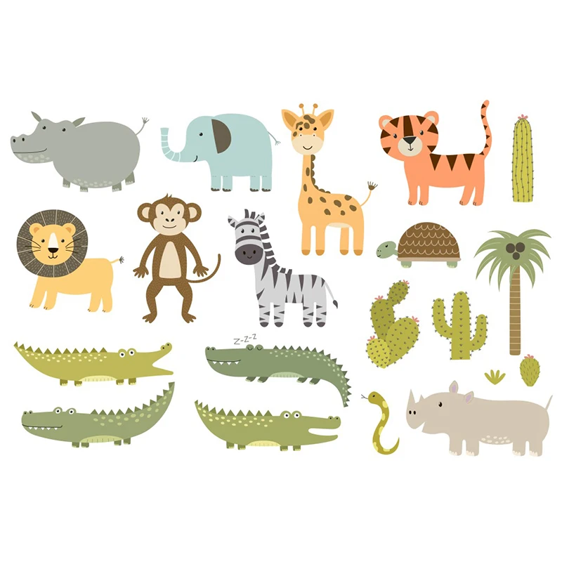 Animals World Monkey Lion Palm Tree Iron on Heat Transfer Printing Patches Sticker Washable For T-shirts Clothing DIY Stickers
Animals World Monkey Lion Palm Tree Iron on Heat Transfer Printing Patches Sticker Washable For T-shirts Clothing DIY Stickers