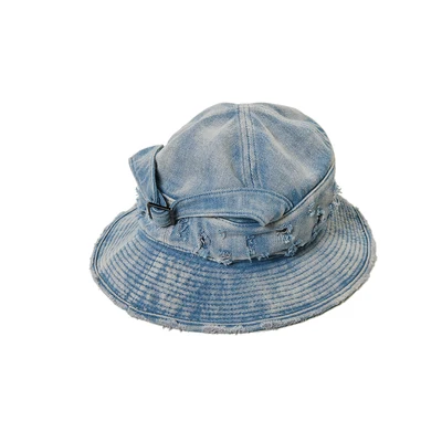 Washed Denim Bucket Hat Women Men Damage Broken Denim Wide Brim Beach Sun Cap Ladies Fishing Hats Fisherman Caps Panama Hip Hop
Washed Denim Bucket Hat Women Men Damage Broken Denim Wide Brim Beach Sun Cap Ladies Fishing Hats Fisherman Caps Panama Hip Hop