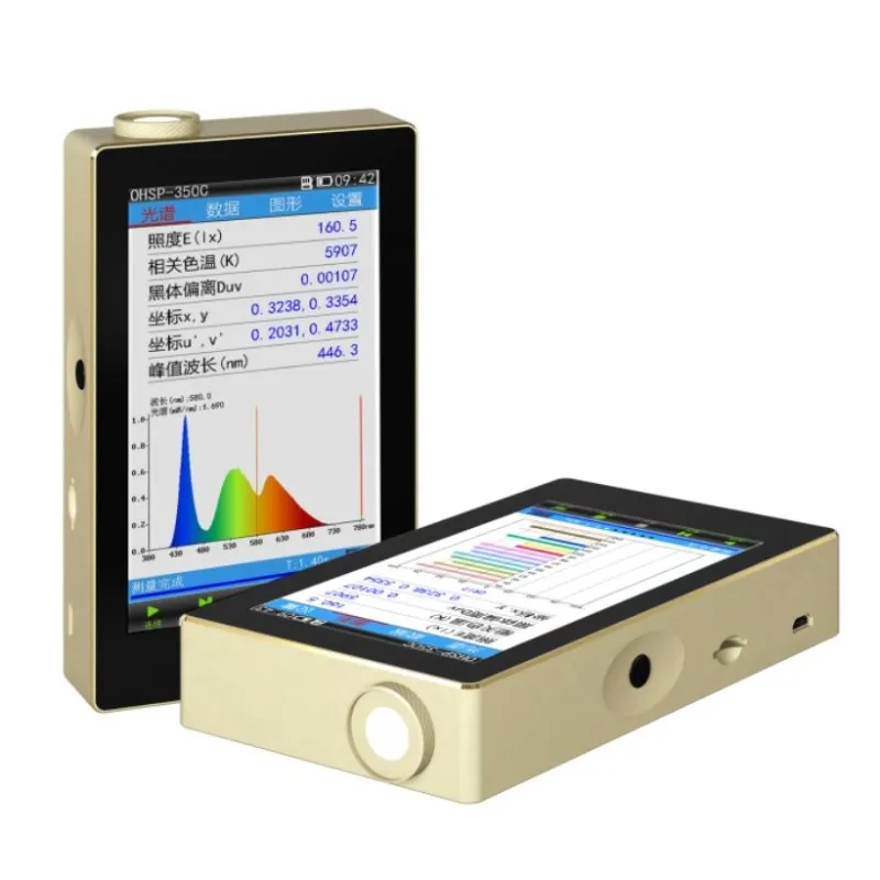 Light source colorimeter/LED Spectral Irradiance Colorimeter/Portable spectrometer/Illuminance meter ohsp-350
Light source colorimeter/LED Spectral Irradiance Colorimeter/Portable spectrometer/Illuminance meter ohsp-350