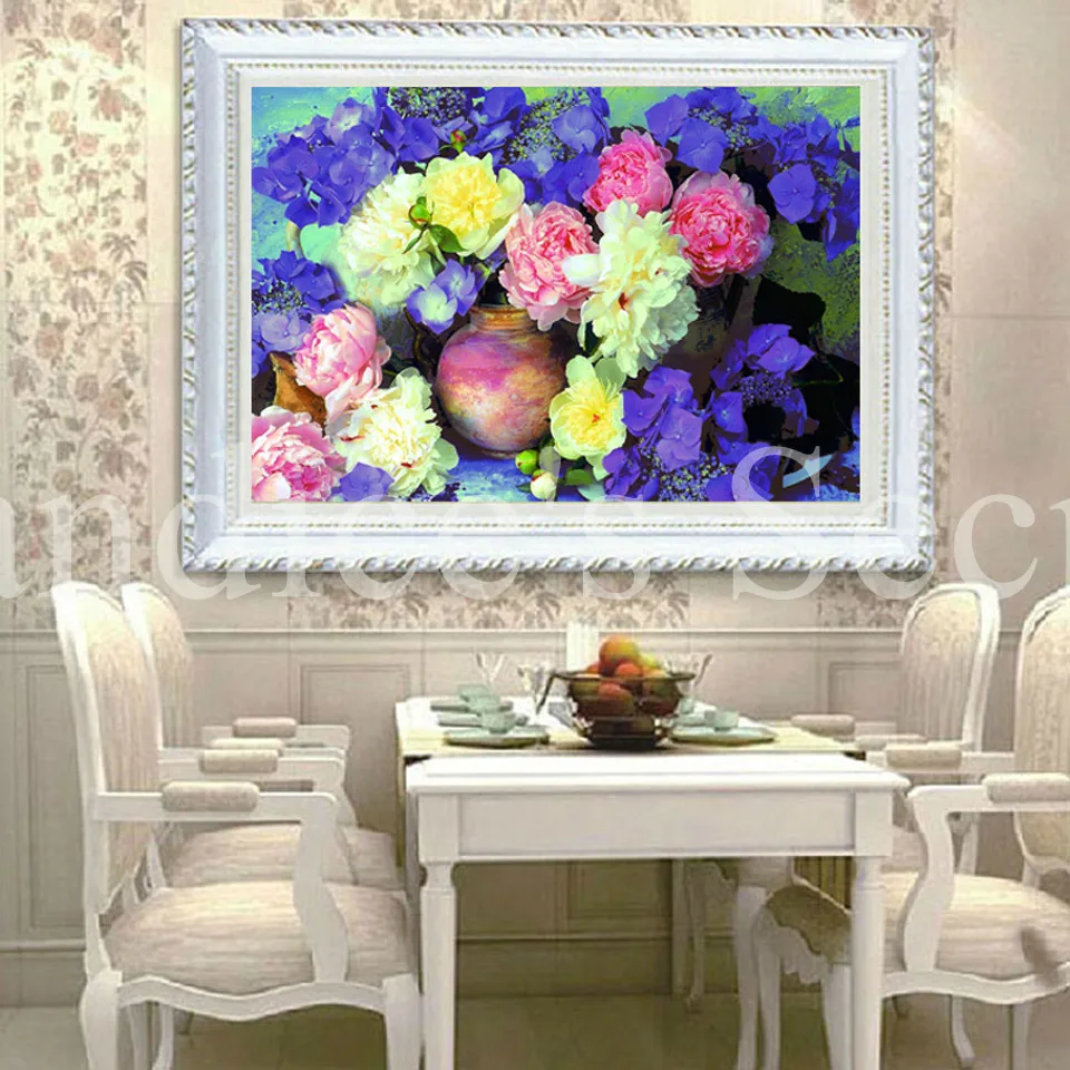 5D DIY Diamond Painting Peony Flowers Full Drill Square Diamond Embroidery Sofa Backdrop Mural Paintings Freehand Painting Mural
5D DIY Diamond Painting Peony Flowers Full Drill Square Diamond Embroidery Sofa Backdrop Mural Paintings Freehand Painting Mural