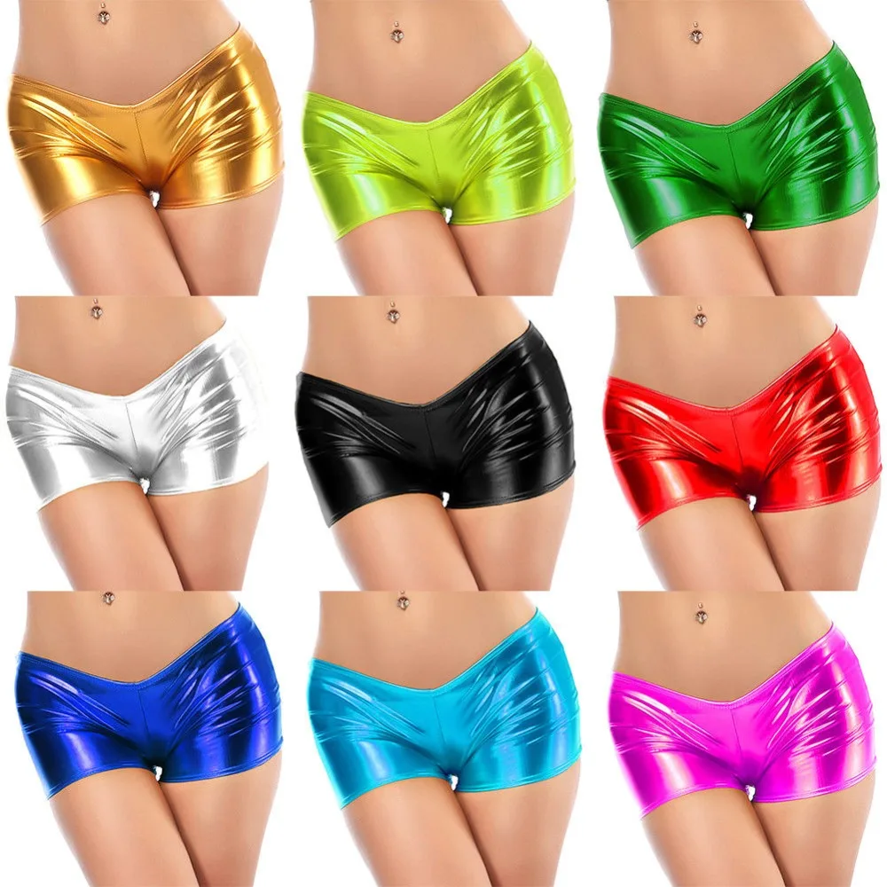 Women Sexy Metallic Shiny Boxer Briefs Wet Look Boys Shorts Panties Underwear Slim Fit Stretchy Hot Pants Dance Wear Clubwear
Women Sexy Metallic Shiny Boxer Briefs Wet Look Boys Shorts Panties Underwear Slim Fit Stretchy Hot Pants Dance Wear Clubwear