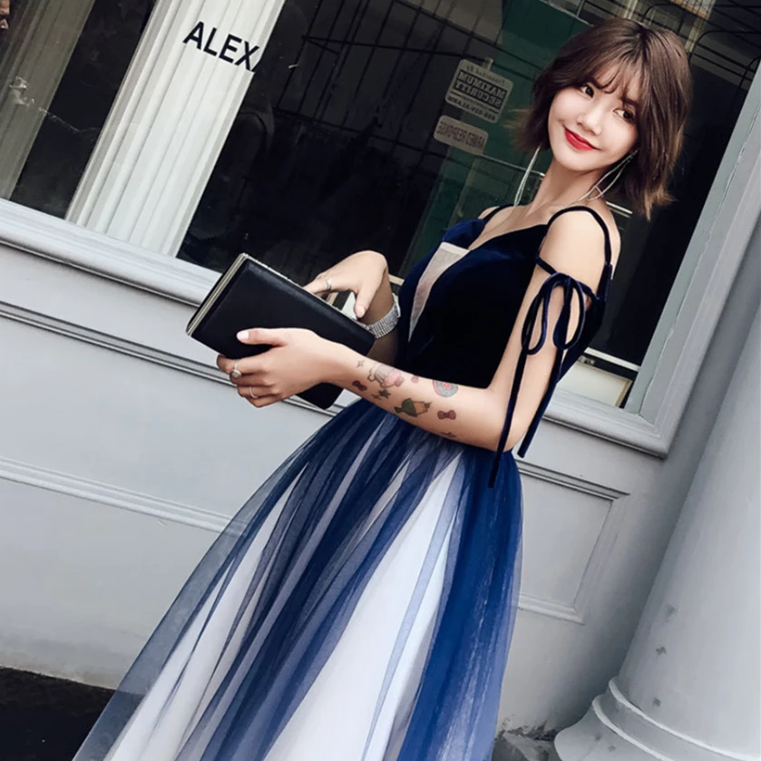 Sexy Evening Dress Women Long Floor Length Evening Dresses 2020 New Graduate Color Tulle Lace Up Party Gown Robe De Mariee
Sexy Evening Dress Women Long Floor Length Evening Dresses 2020 New Graduate Color Tulle Lace Up Party Gown Robe De Mariee