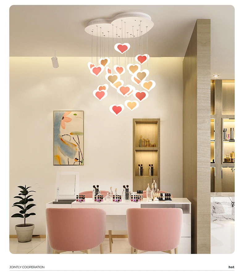 Restaurant chandelier Modern minimalist led personality love bar table lamp Nordic creative living room bedroom warm lighting
Restaurant chandelier Modern minimalist led personality love bar table lamp Nordic creative living room bedroom warm lighting