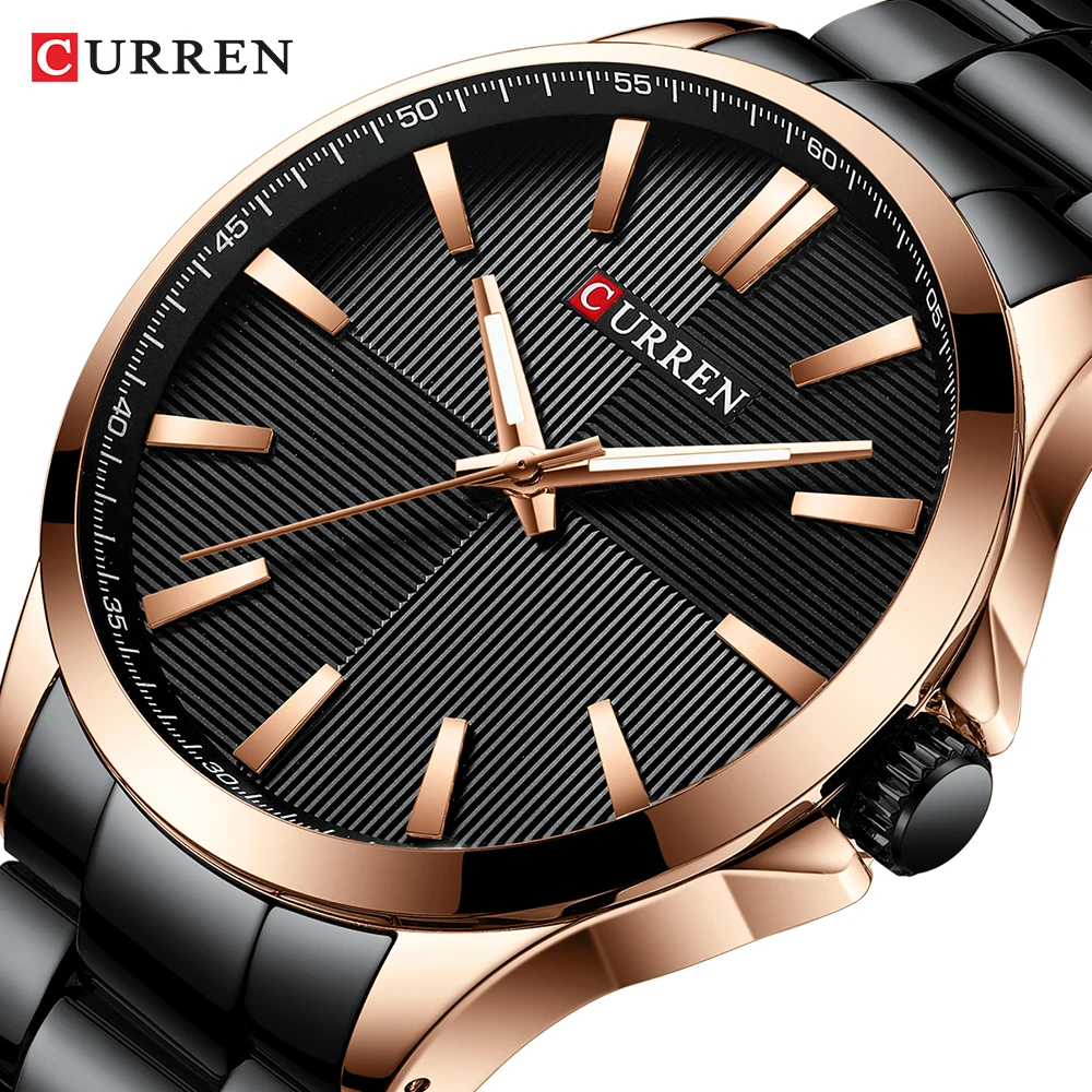 Top Brand Luxury CURREN New Men Watch Fashion Stainless Steel Quartz Wristwatch Business Waterproof Clock Relogio Masculino
Top Brand Luxury CURREN New Men Watch Fashion Stainless Steel Quartz Wristwatch Business Waterproof Clock Relogio Masculino