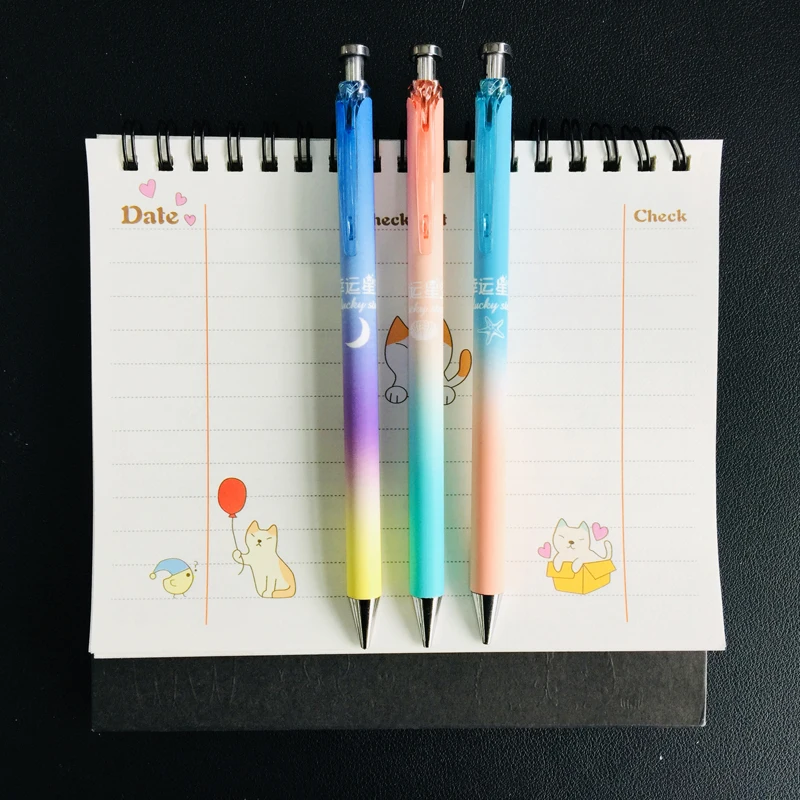 2pcs/lot 0.5mm Gradient Color Lucky Starry Sky Automatic Mechanical Pencil School Office Supply Student Stationery
2pcs/lot 0.5mm Gradient Color Lucky Starry Sky Automatic Mechanical Pencil School Office Supply Student Stationery