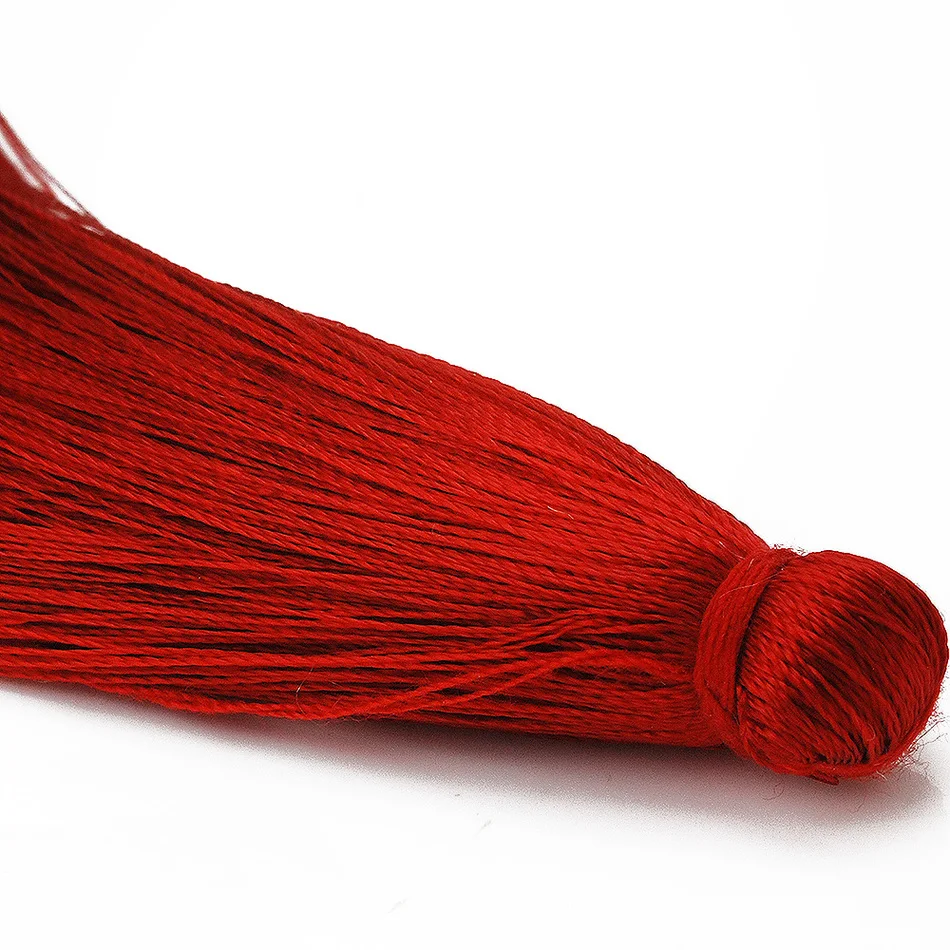 20pcs 1cm Thick Dark Red Big Tassel, 100% Rayon Silk Tassels for DIY Jewelry Accessory, 8 cm Length-10055651
20pcs 1cm Thick Dark Red Big Tassel, 100% Rayon Silk Tassels for DIY Jewelry Accessory, 8 cm Length-10055651