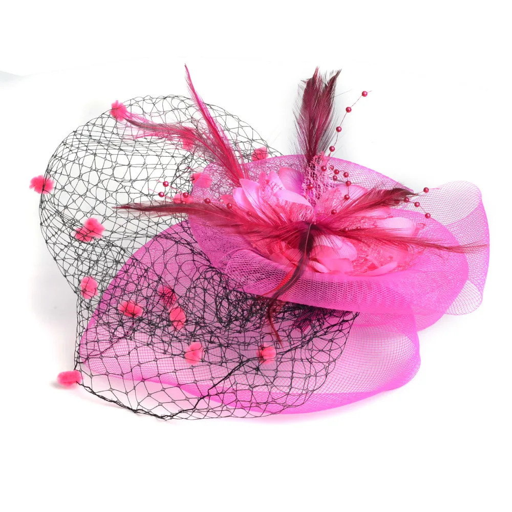 Lady's Flower Mesh Feather Hair Clip Fascinator Wedding Party Headdress Wedding Bridal Party Brides Hair Accessories
Lady's Flower Mesh Feather Hair Clip Fascinator Wedding Party Headdress Wedding Bridal Party Brides Hair Accessories