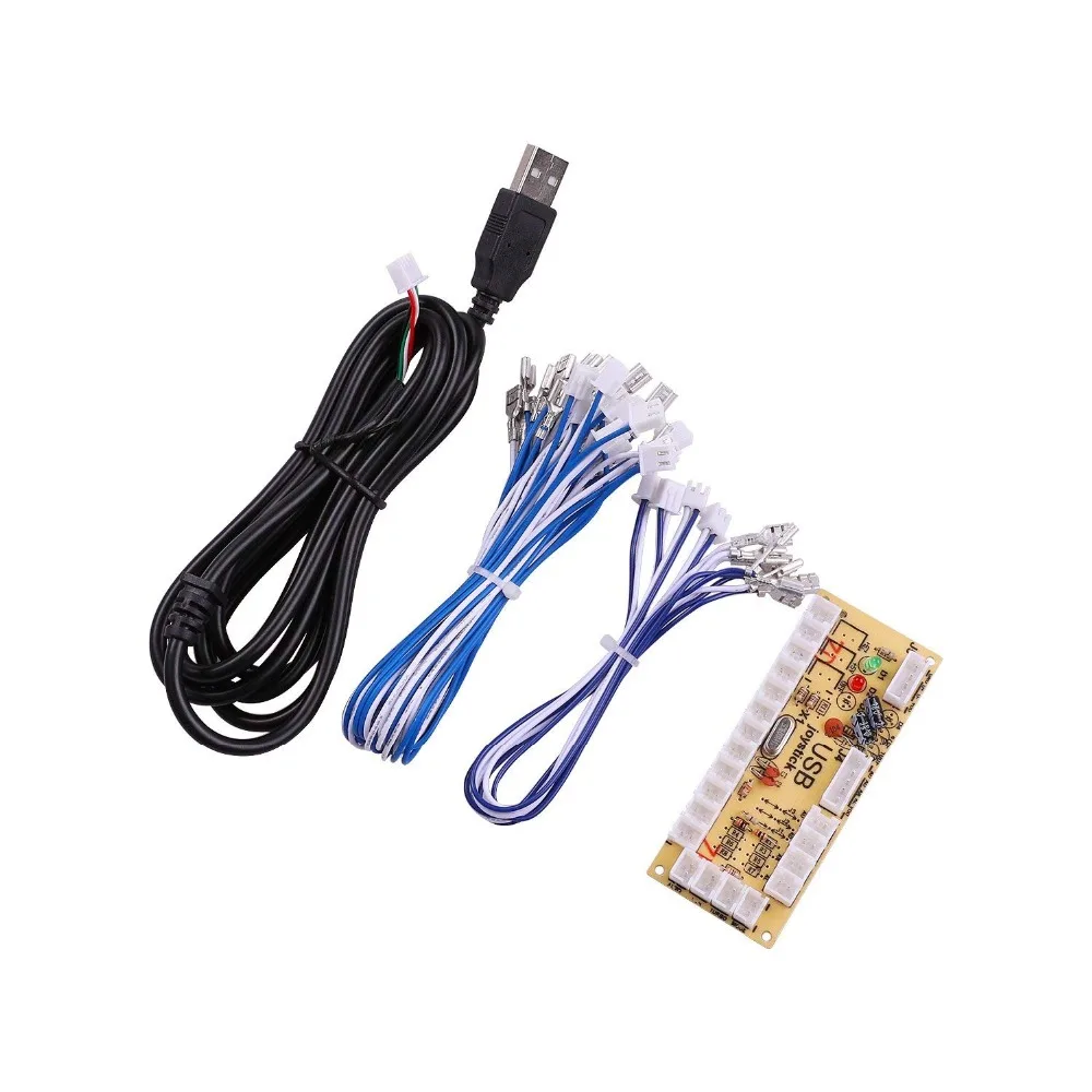 Arcade Game DIY Parts with USB Cabinet 2x Zero Delay USB Encoder+2x 8 Way American style Joystick + 18x Happ Style push button
Arcade Game DIY Parts with USB Cabinet 2x Zero Delay USB Encoder+2x 8 Way American style Joystick + 18x Happ Style push button