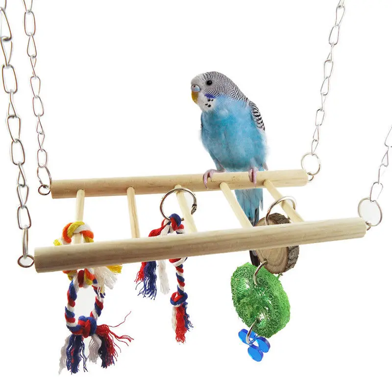 Pet Bird Parrot Parakeet Cockatiel Cage Hamster Hammock Swing Hanging Ladder Toy
Pet Bird Parrot Parakeet Cockatiel Cage Hamster Hammock Swing Hanging Ladder Toy