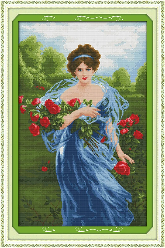 Charming roses Printed Canvas DMC Counted Chinese Cross Stitch Kits printed Cross-stitch set Embroidery Needlework DIY
Charming roses Printed Canvas DMC Counted Chinese Cross Stitch Kits printed Cross-stitch set Embroidery Needlework DIY