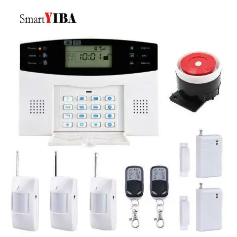SmartYIBA ЖК-клавиатура с автоматическим набором GSM SMS охранной сигнализации для удаленного домашнего наблюдения Беспроводная Проводная систем...
SmartYIBA ЖК-клавиатура с автоматическим набором GSM SMS охранной сигнализации для удаленного домашнего наблюдения Беспроводная Проводная систем...