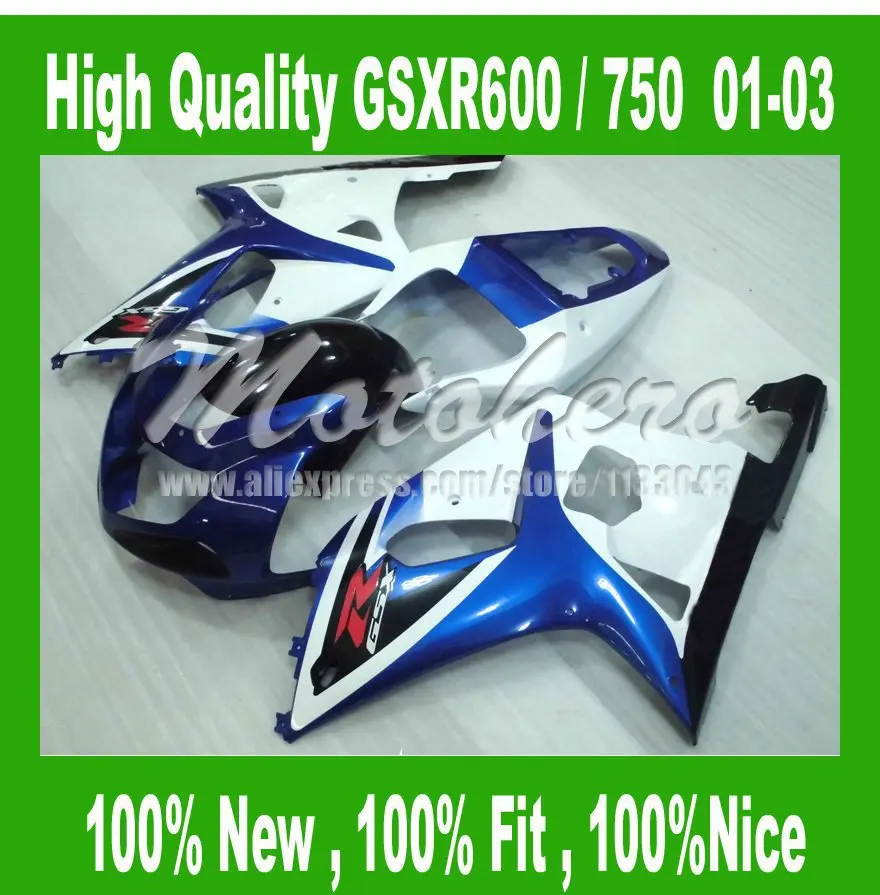 GSXR600 2001 2002 2003 GSXR750 K1 Fairing Set for Suzuki S32565 Blue White GSXR600/750 2001 2002 2003 01 03 GSXR750 02 K1 01 02
GSXR600 2001 2002 2003 GSXR750 K1 Fairing Set for Suzuki S32565 Blue White GSXR600/750 2001 2002 2003 01 03 GSXR750 02 K1 01 02
