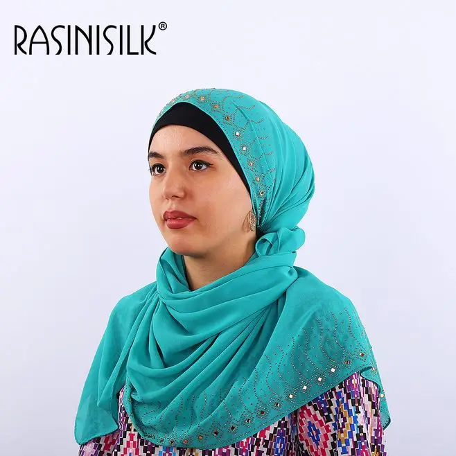 Promotion Sale! Muslim Hijab Scarves Women Luxruy Rhinestone Decoration Shimmer Chiffon Islam Shawl Headscarf 170x70cm 14color
Promotion Sale! Muslim Hijab Scarves Women Luxruy Rhinestone Decoration Shimmer Chiffon Islam Shawl Headscarf 170x70cm 14color