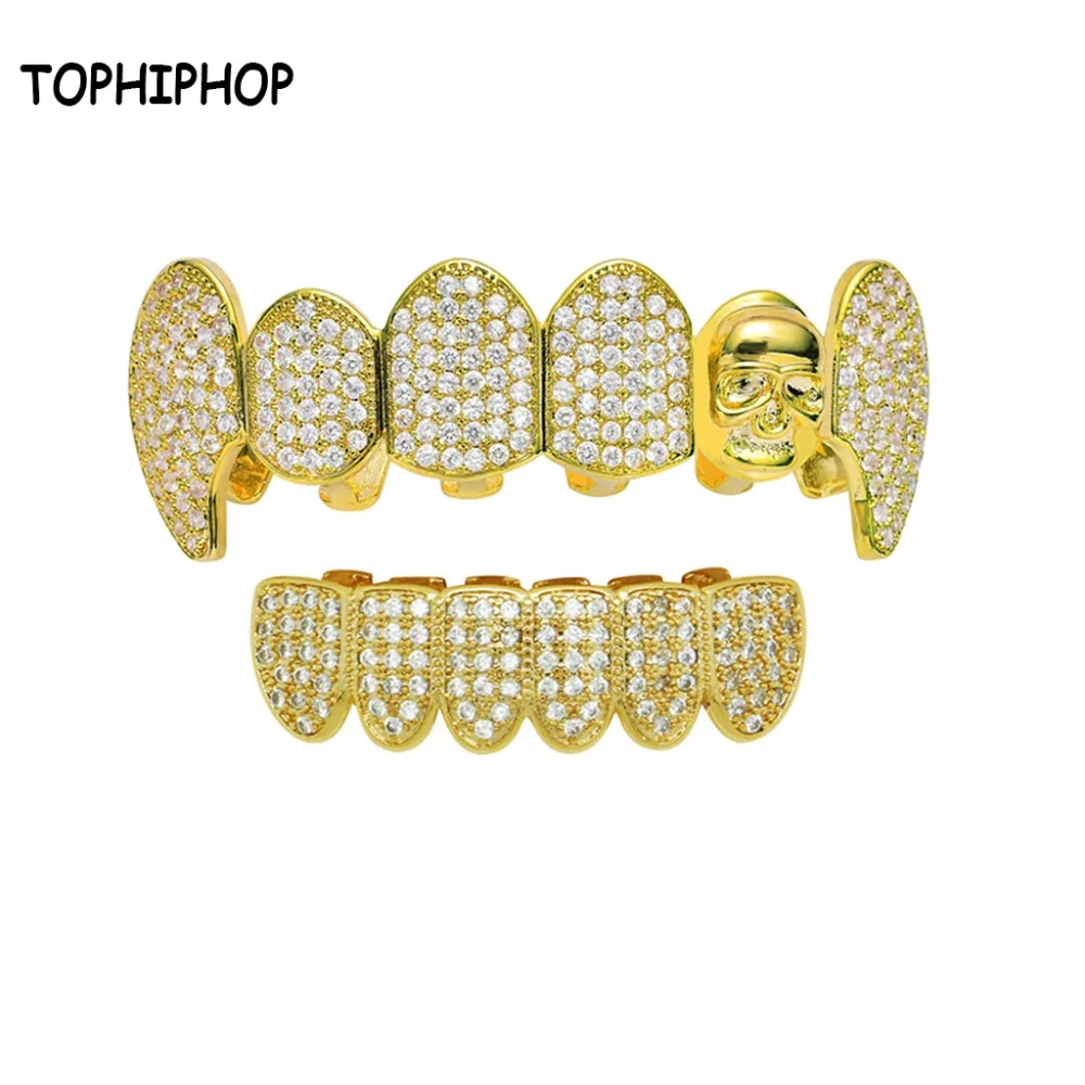 TOPHIPHOP Mini Pavement Personality Houndstooth Jesus Grill With Bling AAA Cubic Zirconia Grill At The Top and Bottom
TOPHIPHOP Mini Pavement Personality Houndstooth Jesus Grill With Bling AAA Cubic Zirconia Grill At The Top and Bottom