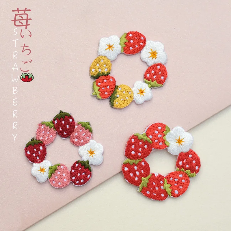 1 PCS Quality Embroidered Flower Strawberry Patch for Clothing for Dress Jacket Jeans Kids Clothes Iron On Patches
1 PCS Quality Embroidered Flower Strawberry Patch for Clothing for Dress Jacket Jeans Kids Clothes Iron On Patches